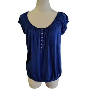 ⏰50% OFF American Eagle Outfitters Vintage Cap Sleeve Blouse Size Large